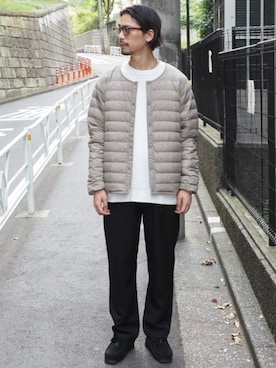 「アイテム（ダウンジャケット/コート）」を使った、B:MING by BEAMS MENさん（メンズ・176cm）の夏コーディネート
