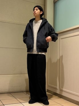 「B:MING by BEAMS（ビーミングバイビームス）のアイテム（ブルゾン）」を使った、B:MING by BEAMS MENさん（メンズ・178cm）の冬コーディネート