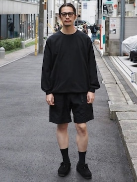 「Gramicci（グラミチ）のアイテム（パンツ）」を使った、B:MING by BEAMS MENさん（メンズ・176cm）の夏コーディネート