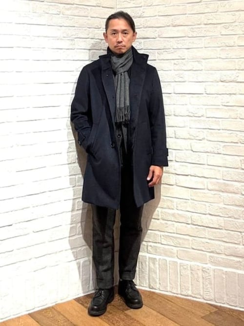 防風 タスマニアウール スタンドカラーコート 25FW（その他アウター