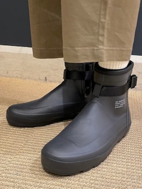 「アイテム（レインシューズ）」を使った、B:MING by BEAMS MENさん（メンズ・180cm）の秋コーディネート