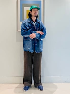 「アイテム（カバーオール）」を使った、B:MING by BEAMS MENさん（メンズ・173cm）の夏コーディネート