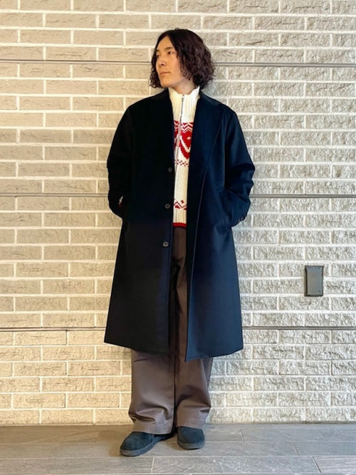 セール】タスマニアウール チェスターコート 25FW（防風）（チェスター