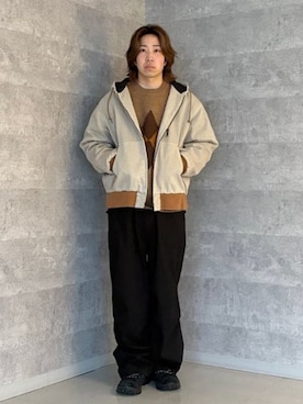 「B:MING by BEAMS（ビーミングバイビームス）のアイテム（ブルゾン）」を使った、B:MING by BEAMS MENさん（メンズ・165cm）の冬コーディネート