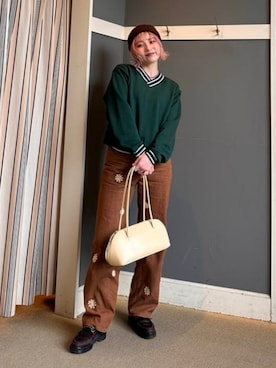 「B:MING by BEAMS（ビーミングバイビームス）のアイテム（スウェット）」を使った、B:MING by BEAMS MENさん（レディース・164cm）の春コーディネート