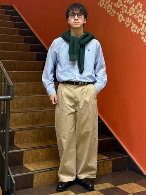 セール】ambiance / Wide 2 Pleats Chino（チノパンツ）｜B:MING