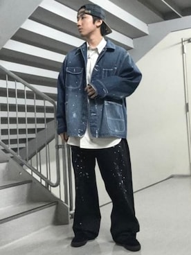 「アイテム（カバーオール）」を使った、B:MING by BEAMS MENさん（メンズ・167cm）の秋コーディネート