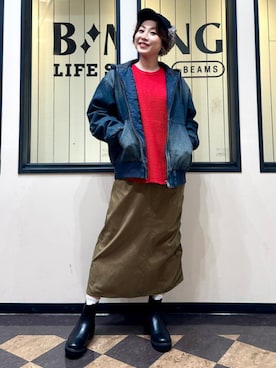B:MING by BEAMS MENさん(レディース・161cm)の冬コーディネート