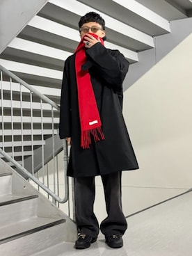 「DANTON（ダントン）のアイテム」を使った、B:MING by BEAMS MENさん（メンズ・172cm）の冬コーディネート