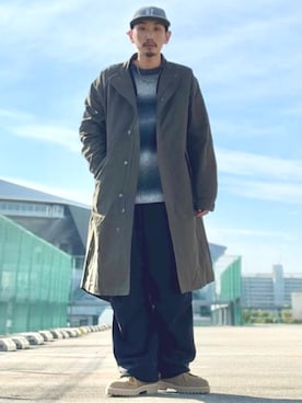 「アイテム（アナログ腕時計）」を使った、B:MING by BEAMS MENさん（メンズ・166cm）の秋コーディネート