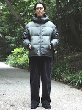「アイテム（ダウンジャケット/コート）」を使った、B:MING by BEAMS MENさん（メンズ・176cm）の秋コーディネート