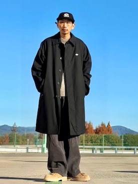 「アイテム（腕時計）」を使った、B:MING by BEAMS MENさん（メンズ・166cm）の冬コーディネート