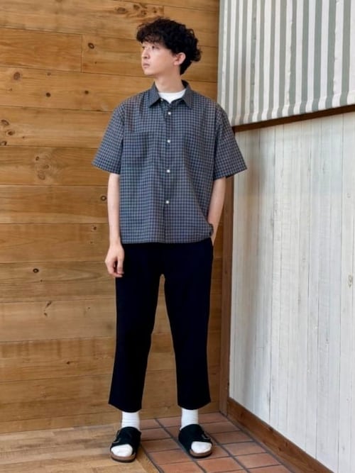 みんてぃページ セール】ベーシック テーパード チノ 8分丈 パンツ（その他