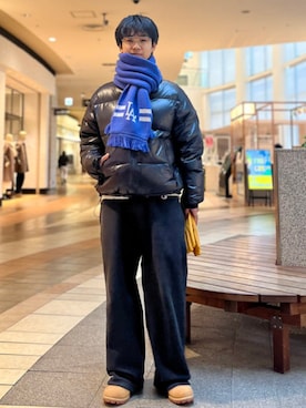 「B:MING by BEAMS（ビーミングバイビームス）のアイテム（ダウンジャケット/コート）」を使った、B:MING by BEAMS MENさん（メンズ・168cm）の冬コーディネート