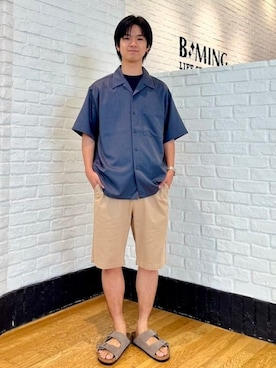 B:MING by BEAMS MENさん（メンズ・168cm）の夏コーディネート
