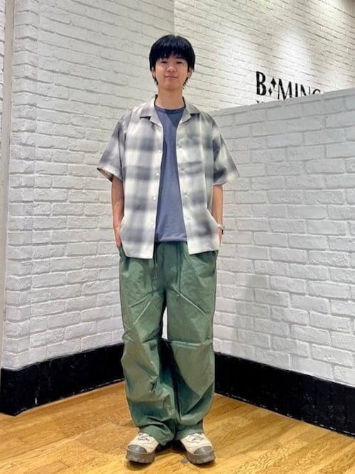 セール】コットンナイロン オーバーパンツ（その他パンツ）｜B