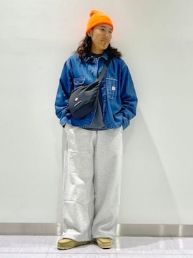 「アイテム（ボディバッグ/ウエストポーチ）」を使った、B:MING by BEAMS MENさん（メンズ・169cm）の秋コーディネート