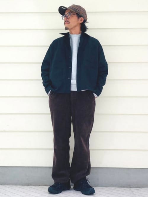 B813 ユニバーサルオーバーオール　セットアップ　カバーオール　ブラック　美品 別注】UNIVERSAL OVERALL / カバーオール（カバーオール