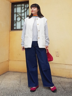 B:MING by BEAMS MENさん（レディース・166cm）の冬コーディネート