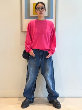 「BIG MAC（ビッグマック）のアイテム」を使った、B:MING by BEAMS MENさん（レディース・163cm）の秋コーディネート