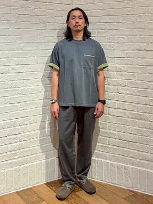 BIRKENSTOCK グレー サボサンダル 42 EXCLUSIVE】BIRKENSTOCK / Boston combination（サンダル