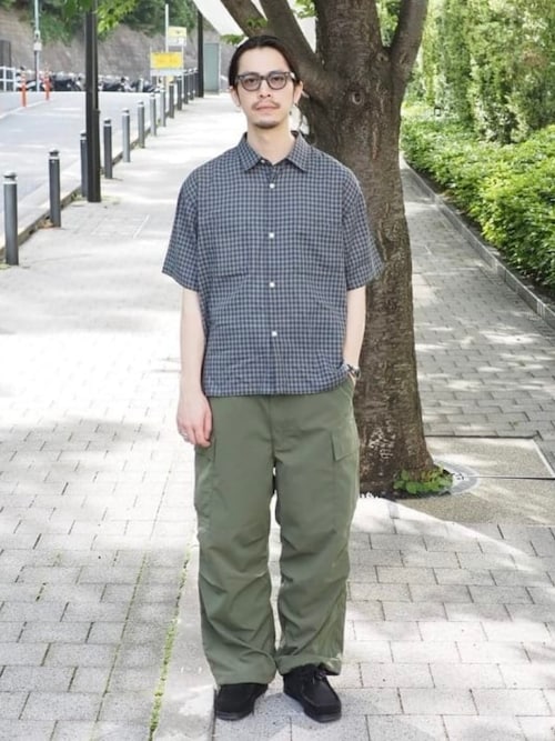 迷彩 カーゴパンツ 2連カーゴポケット　リップストップ 即日発送】カーゴパンツ HOP SCOT 9475 リップストップ 迷彩柄