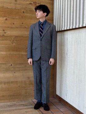 B:MING by BEAMS MENさん（メンズ・176cm）の冬コーディネート
