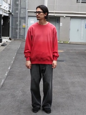 「B:MING by BEAMS（ビーミングバイビームス）のアイテム（スウェット）」を使った、B:MING by BEAMS MENさん（メンズ・176cm）の秋コーディネート