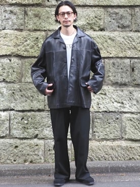 「アイテム（ブルゾン）」を使った、B:MING by BEAMS MENさん（メンズ・176cm）の秋コーディネート