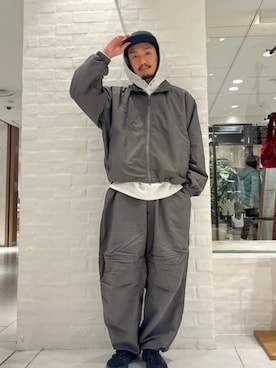 「WILD THINGS（ワイルドシングス）のアイテム（ジャケット/アウター）」を使った、B:MING by BEAMS MENさん（メンズ・179cm）の冬コーディネート