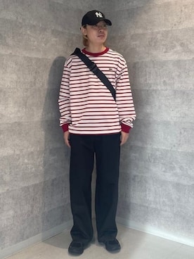 「LACOSTE（ラコステ）のアイテム」を使った、B:MING by BEAMS MENさん（メンズ・172cm）の夏コーディネート