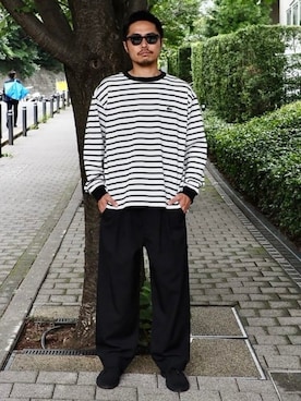 B:MING by BEAMS MENさん（メンズ・178cm）の夏コーディネート