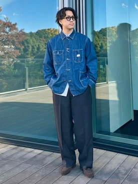 「BIG MAC（ビッグマック）のアイテム（ジャケット/アウター）」を使った、B:MING by BEAMS MENさん（メンズ・178cm）の冬コーディネート