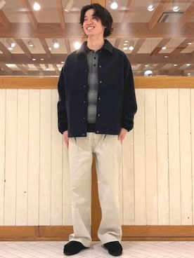 「アイテム（ブルゾン）」を使った、B:MING by BEAMS MENさん（メンズ・171cm）の秋コーディネート