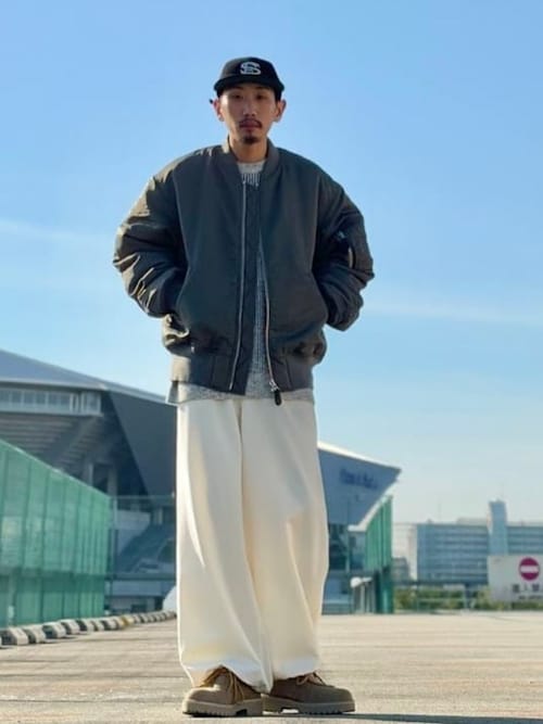 撥水 ナイロン MA-1（ブルゾン）｜B:MING by BEAMS（ビーミングバイ