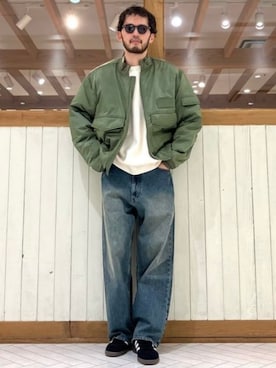 「アイテム（スウェット）」を使った、B:MING by BEAMS MENさん（メンズ・180cm）の秋コーディネート