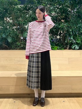 「LACOSTE（ラコステ）のアイテム」を使った、B:MING by BEAMS MENさん（メンズ・172cm）の秋コーディネート