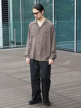 「UNIVERSAL OVERALL（ユニバーサルオーバーオール）のアイテム」を使った、B:MING by BEAMS MENさん（メンズ・176cm）の夏コーディネート