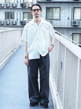 B:MING by BEAMS MENさん（メンズ・176cm）の夏コーディネート