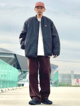 「アイテム（ブルゾン）」を使った、B:MING by BEAMS MENさん（メンズ・166cm）の秋コーディネート