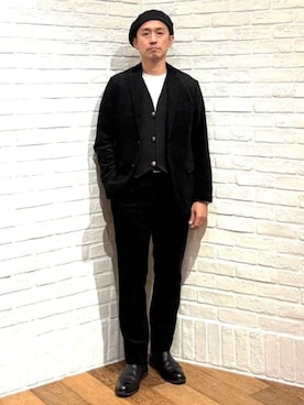 「アイテム（テーラードジャケット）」を使った、B:MING by BEAMS MENさん（メンズ・173cm）の冬コーディネート