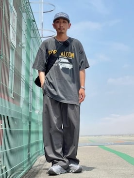 「GOOD ROCK SPEED（グッドロックスピード）のアイテム」を使った、B:MING by BEAMS MENさん（メンズ・166cm）の夏コーディネート