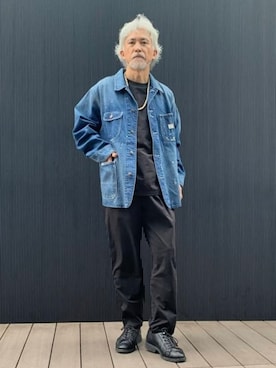 「アイテム（カバーオール）」を使った、B:MING by BEAMS MENさん（メンズ・174cm）の夏コーディネート