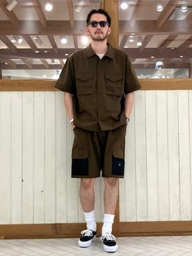B:MING by BEAMS MENさん（メンズ・180cm）の夏コーディネート