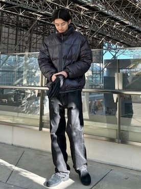 「B:MING by BEAMS（ビーミングバイビームス）のアイテム（ダウンジャケット/コート）」を使った、B:MING by BEAMS MENさん（メンズ・178cm）の冬コーディネート