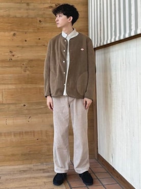 「アイテム（ノーカラージャケット）」を使った、B:MING by BEAMS MENさん（メンズ・176cm）の秋コーディネート