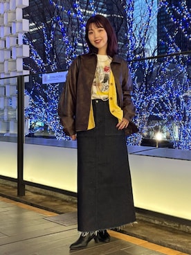 B:MING by BEAMS MENさん（レディース・161cm）の冬コーディネート