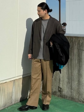 「J.PRESS（ジェイプレス）のアイテム」を使った、B:MING by BEAMS MENさん（メンズ・170cm）の冬コーディネート