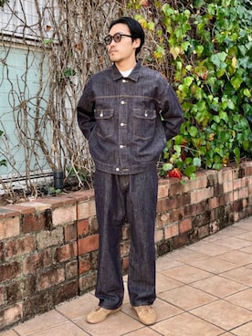 「セットアップスタイル」｜「アイテム（ブルゾン）」を使った、B:MING by BEAMS MENさん（メンズ・169cm）の春コーディネート