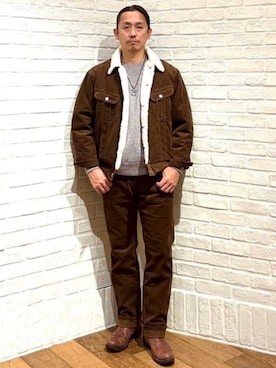 「アイテム（ブルゾン）」を使った、B:MING by BEAMS MENさん（メンズ・173cm）の秋コーディネート